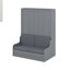 Grand lit escamotable mural avec coussin-2013910385