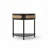 Wave-Pattern Console Table with 2 Storage Drawers and Bottom Shelf-1506140593