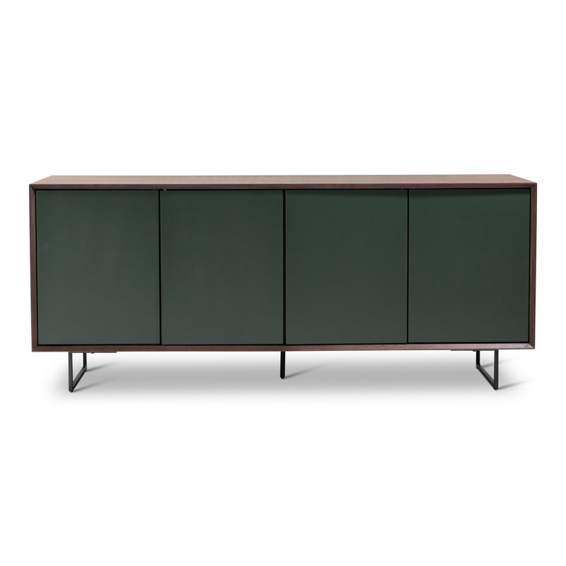 Quadrum Lacquered Buffet Damasco/Branco, Floresta