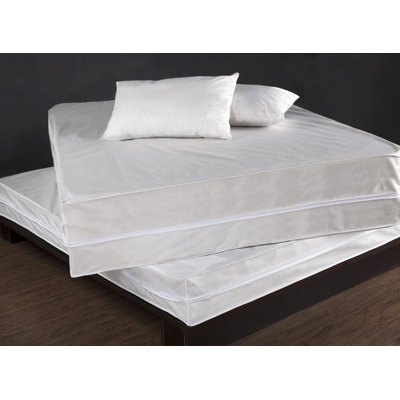 Lagunitas Hypoallergenic Waterproof Bed Bug Resistant Zipper Mattress Protector Mattress Protector Case Pack