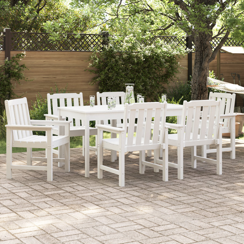 Garden Chair Polyethylene, White