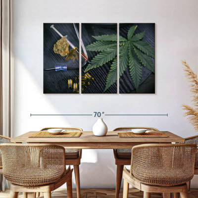 Médicinal feuille de marijuana