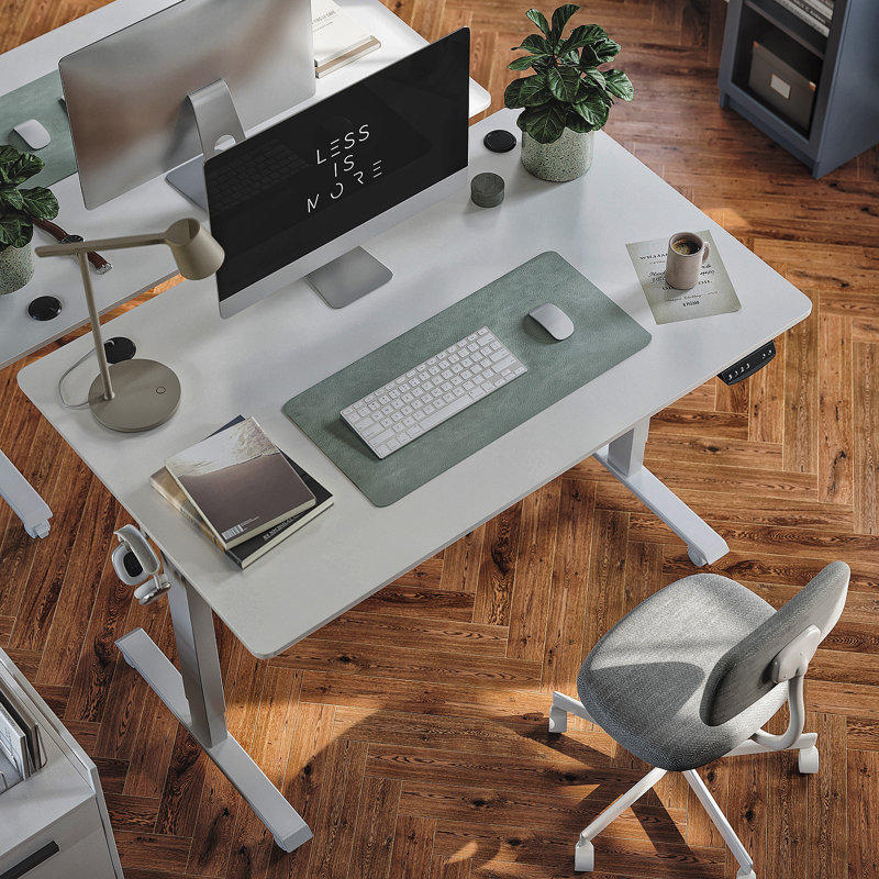 Bureau debout, H 46 po x l 48 po x P 30 po, Blanc