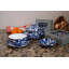 Cobalt Swirl Enamelware Rice Bowl