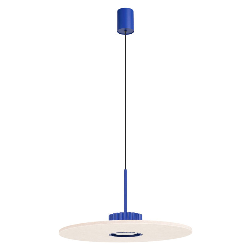 Pendant lamp OVO 1 beżowa/czarna filc Gx53, Ultramarine/Beige