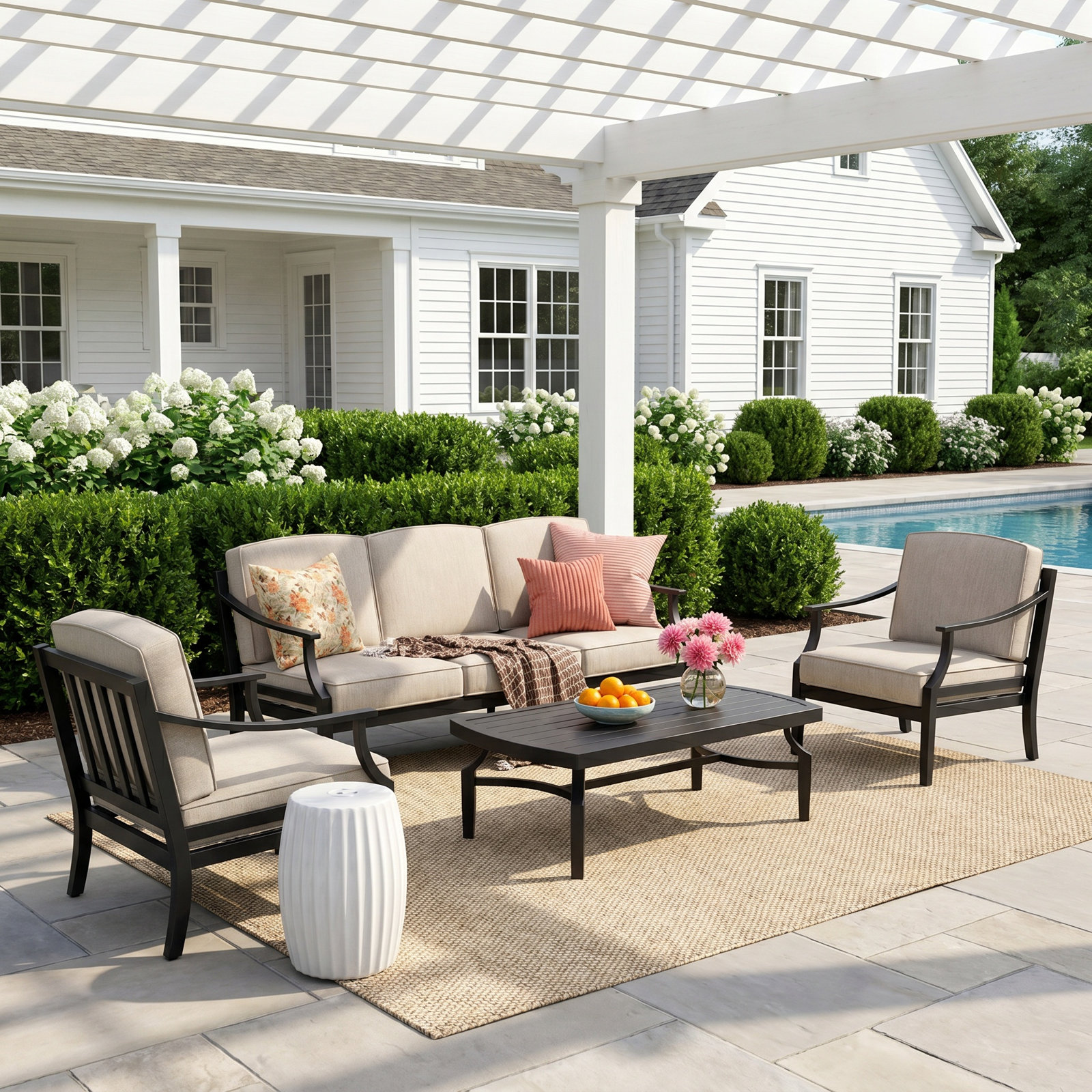 Tamarin 5-Person Sunbrella® Patio Seating Group