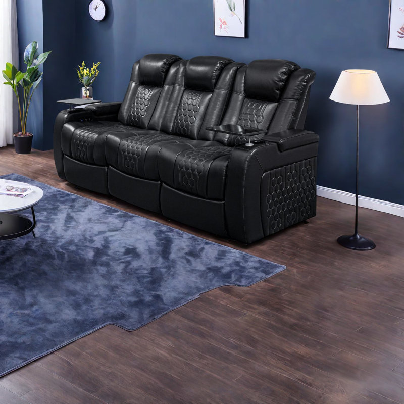 Fauteuils inclinables électriques de qualité supérieure, cuir Nappa de qualité supérieure, sièges de cinéma maison modernes