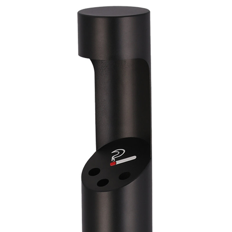 Cendrier d'extérieur pour cendrier de jardin, Noir, noir, noir, noir