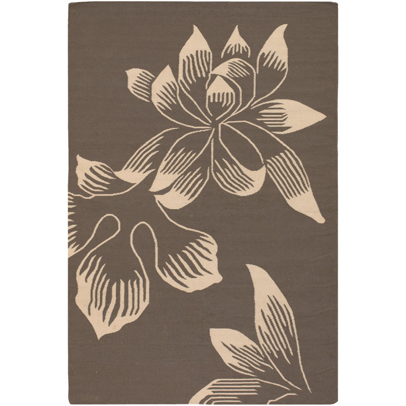 Tapis brun Lockerbie, 5 pi x 7 pi 6 po
