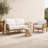 Westwood 58'' Wide Outdoor Teak Loveseat with Cushions