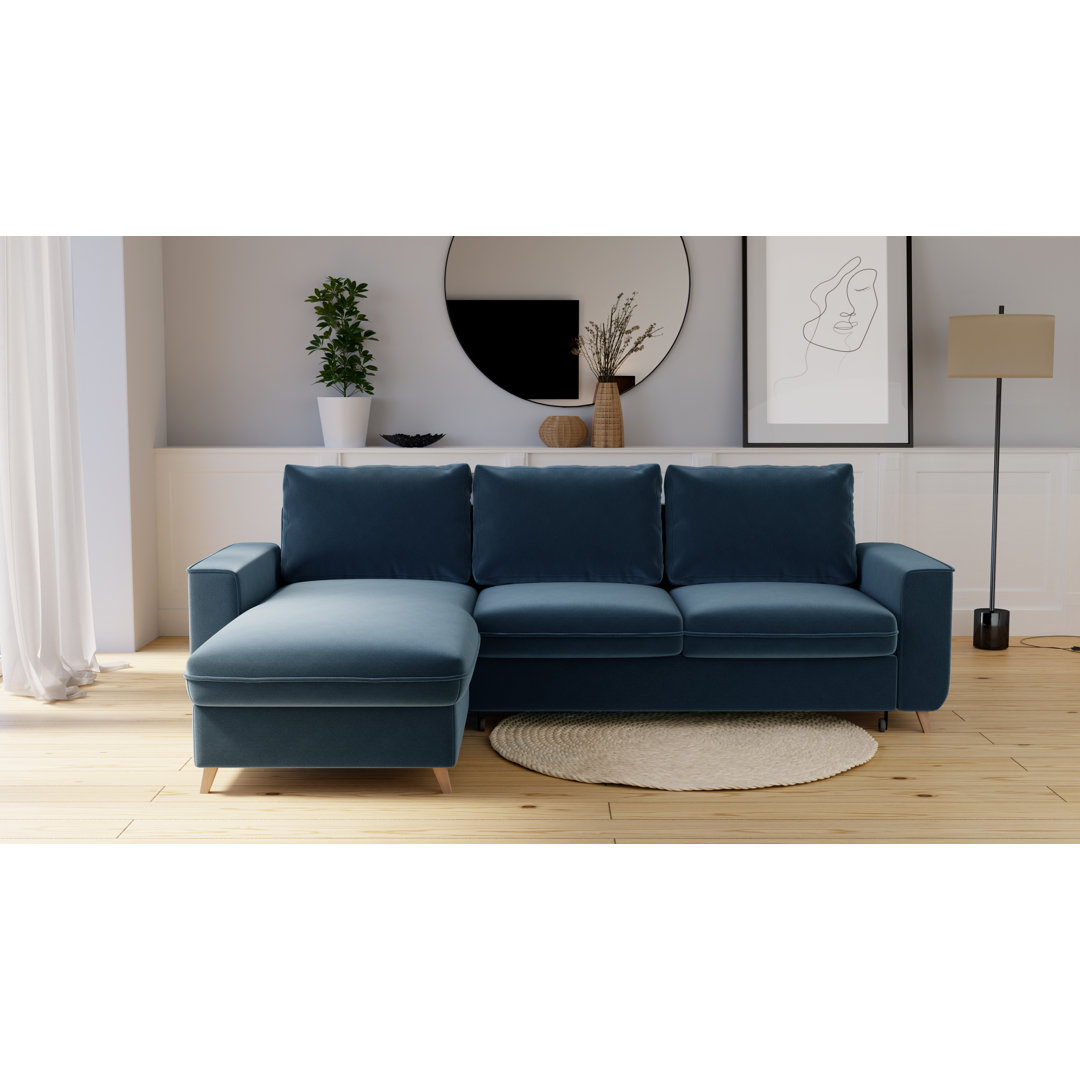 Ecksofa Pugmire mit Bettfunktion