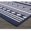 Tapis rayé bleu marine intérieur / extérieur Luann-362000265