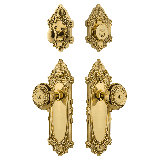 Nostalgic Warehouse Victorian Entry Set with Meadows Knob