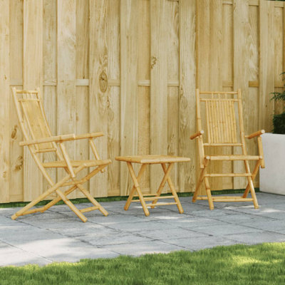 Bayou Breeze 3 Piece Bistro Set Bamboo