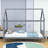 Twin Wooden House-Shaped Bed With Slats-1560366076