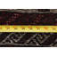 Tapis rouge / ivoire en laine noué à la main de conception unique de style Balouch années 1980 de 3 pi 4 po x 5 pi 10 po