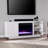 Nilde 60'' W White Electric Fireplace