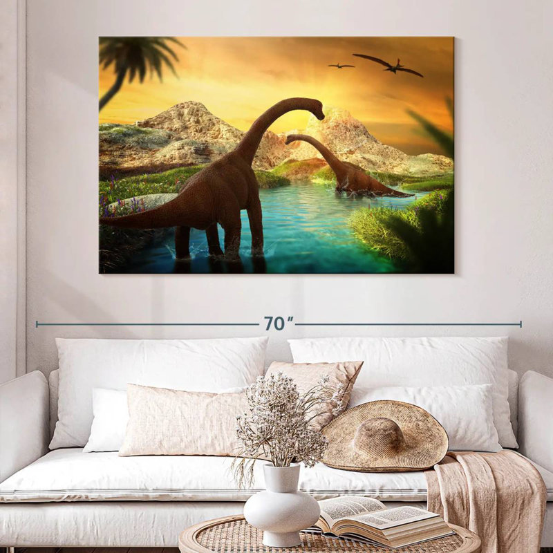 Sauropodes Brampt, H 34 po x l 51 po