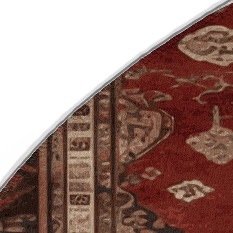 Turkish Brown Indoor and Outdoor Area Rug, Rectangle 8' x 10'