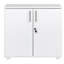 Marjorie Wood Storage Cabinet with Lock, 2 Door Locking File Tool Cabinet Cupboard with Adjustable Shelf-30562431