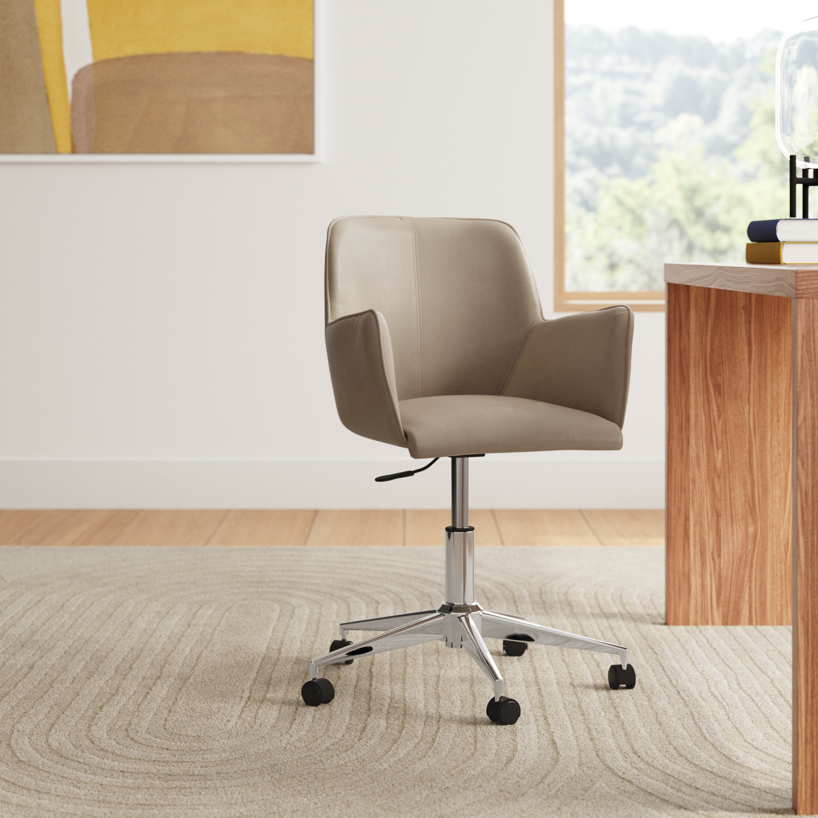 Azure Office Chair, Taupe