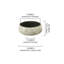Bol bas Artisan Chalkstone - pot de fleurs / cache-pot décoratif vert mousse naturel pour plantes grasses -536671901