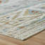 Sundance Mesa Weathered Ivory Teal Wool Hand Crafted Area Rug-1514495805