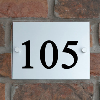Champy 15cm H Plastic House Number