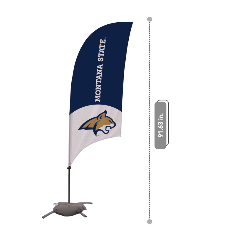 NCAA [Non disponible] Bannière en plumes de 88 po x 28 po