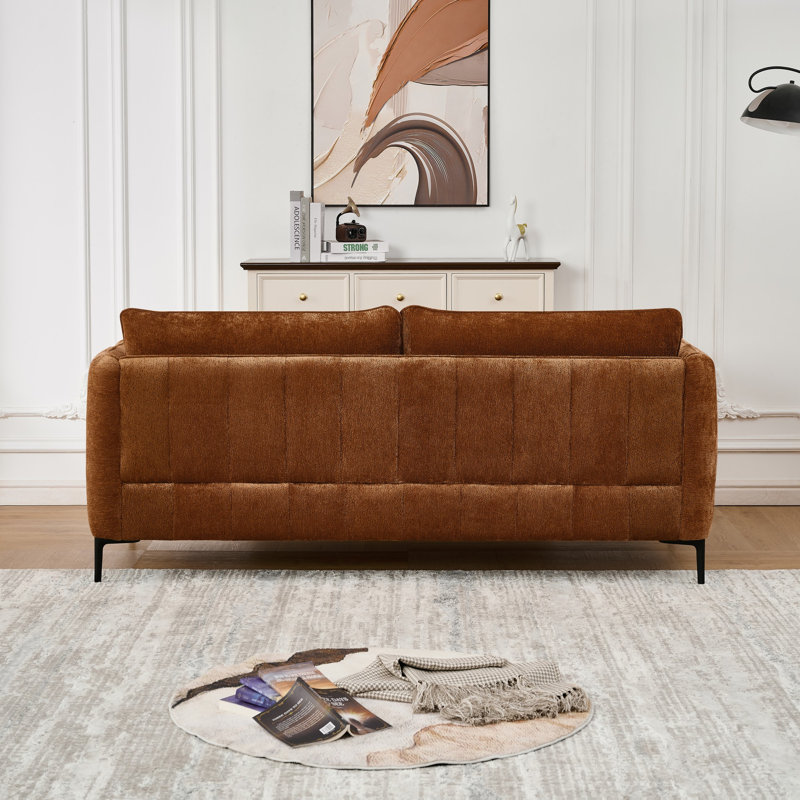 Canapé Beatrice, 2 Sofas, Caramel