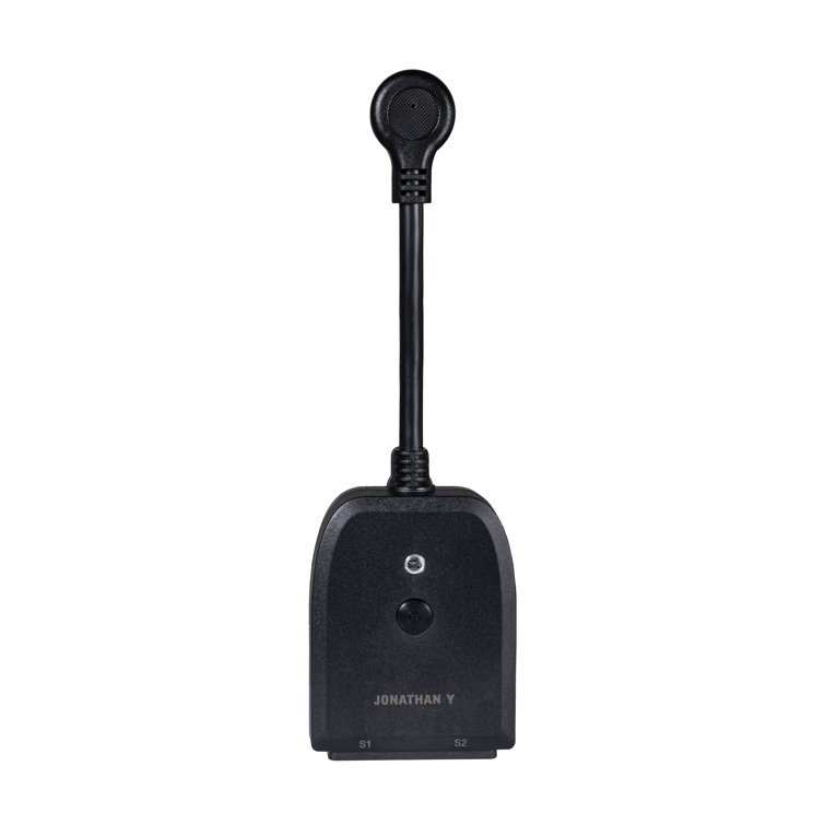 Outdoor Smart Dual Plug - Wifi Remote App Control For Outdoor Lights & Holiday Decor; Compatible With Alexa And Google Home Assistant, No Hub Required