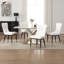 Chaise rembourrée moderne avec structure en métal-456032064