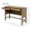 Table d'appoint avec 2 tiroirs