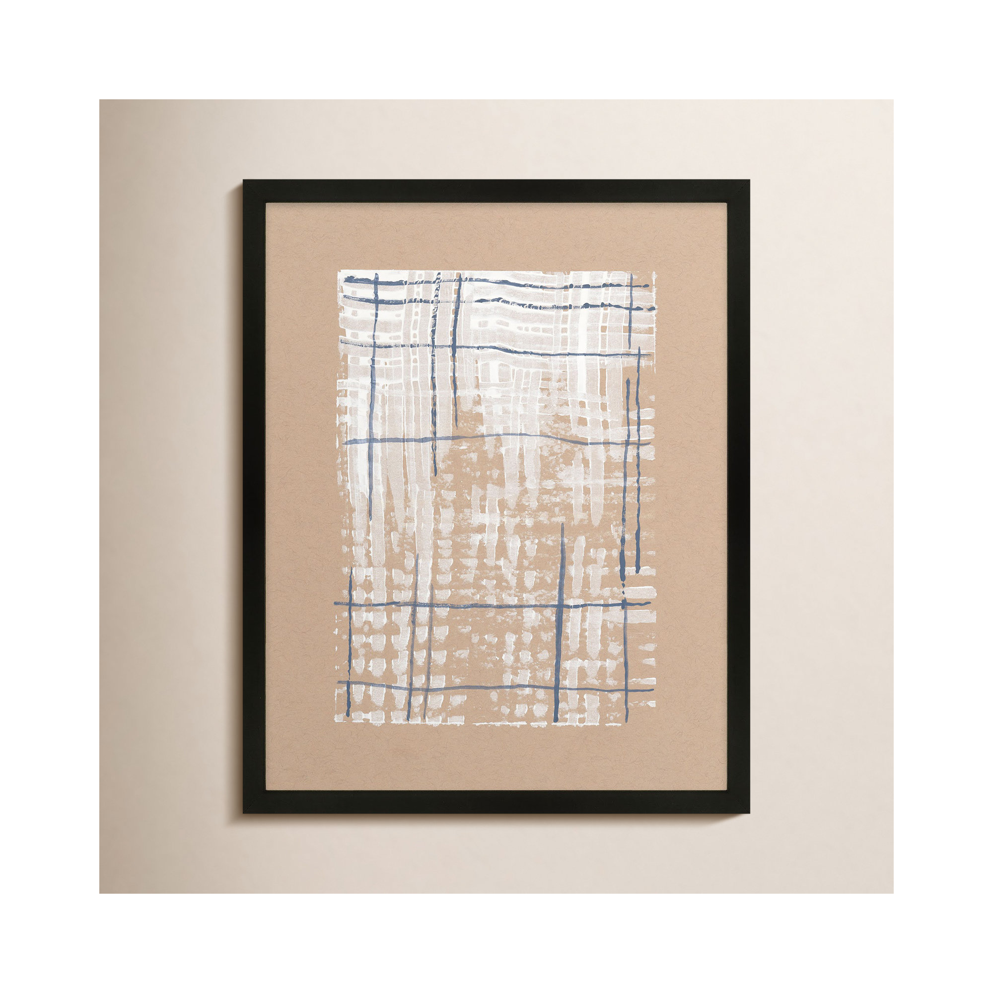 Network by Andrea Stokes, Black Framed, 30" W x 38" H