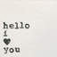«Hello I Love You» par Wild Apple Portfolio - impression sur toile tendue-1435669378-1435669388-1474596156