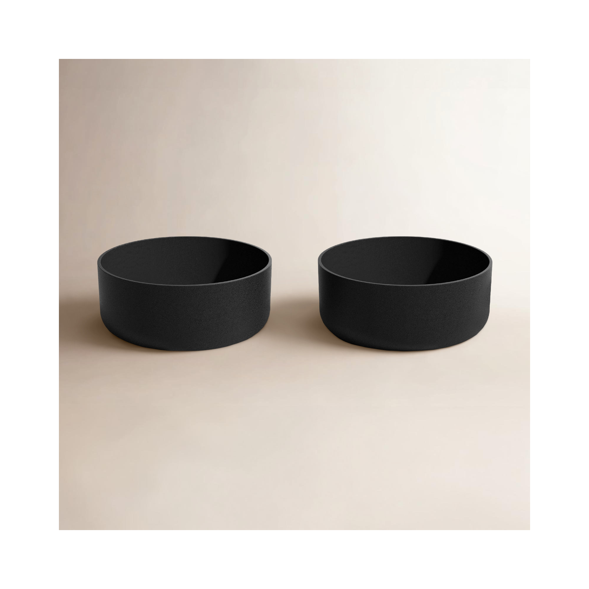 Mason Series Kona Bowl Planter, Black, 2