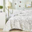 Ensemble de couvre-lit réversible en microfibre blanc-1132308559