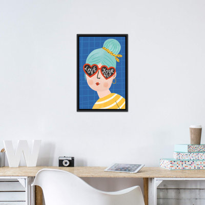 «Everyday Hey Girl II» par Lisa Barlow - impression d'art graphique