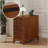 End Table With 3 Drawers, Corner Table With 4 Open Shelves, Tall Side Table For Bedroom And Corner