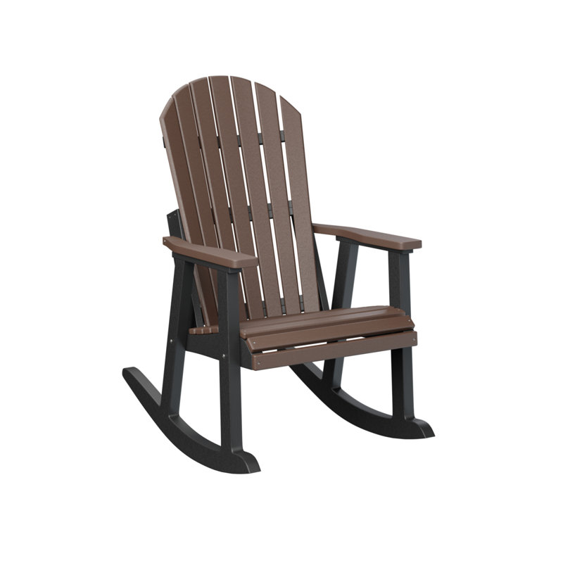 Fauteuil berçant berlinois berlinois, Chocolate Brown Top/Black Base