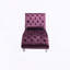 Chaise longue capitonnée à boutons avec coussin pour le bureau de la chambre à coucher-130375870