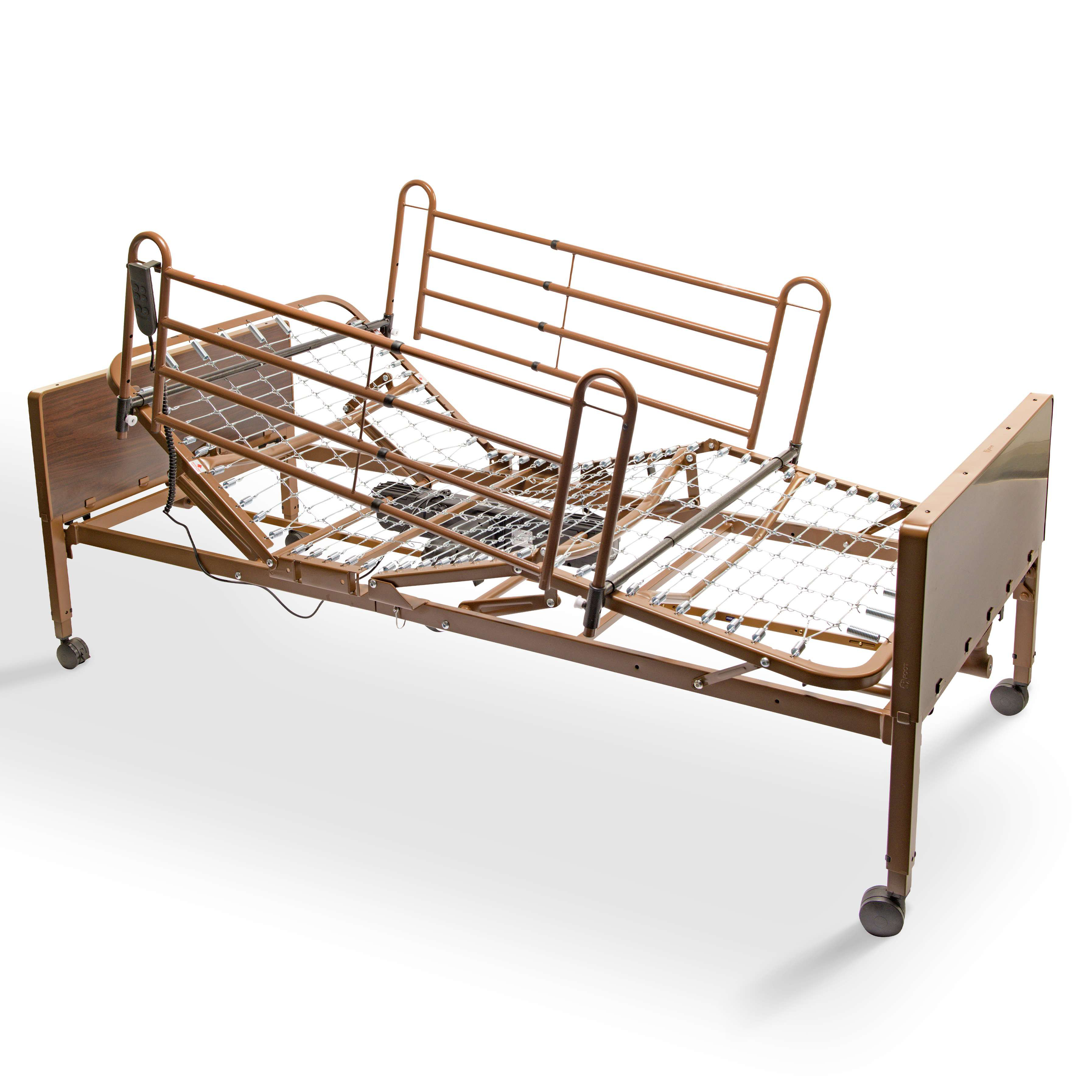 Alwyn Home Malec FullElectric 36" Wide Hospital Bed for Home Use