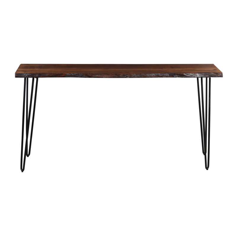 Chestnut Acacia Live Edge 72'' Counter-Height Dining Table