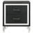 Malcolm Black 2-drawer Nightstand Bedside Table