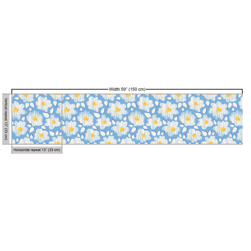Charlain Happy Daisy Flowers Multi-purpose Fabric
