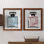 «Blue Wash Perfume», ensemble de 2 peintures sur toile encadrées-853266317-853266366