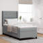 Lit sommier tapissier avec matelas Vidaxl noir 39,4 "x 78,7"-1812180716-1812180717