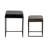 Set of Two Metal Nested Side Accent Tables