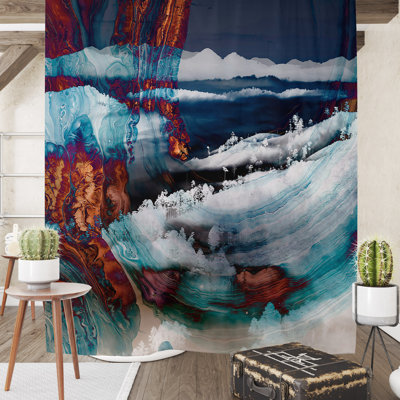 Abstract Shower Curtain