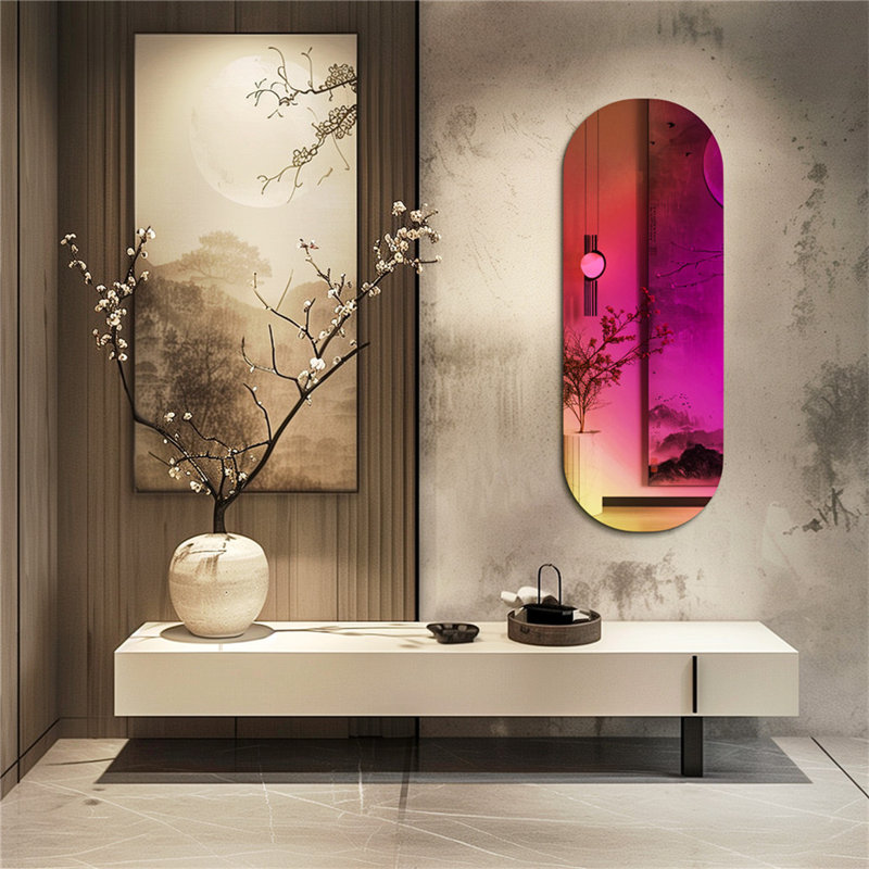 Chemesh Mirror, 120cm x 44cm, Oval